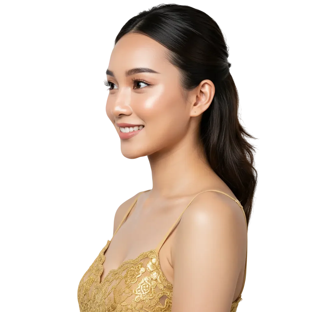 Freepik A Glowing Elegant Woman Smiling With Luminous Skin 78808 Photoroom